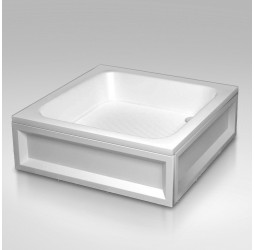 Душевой поддон квадратный RGW B/CL-S белый акрил cерия Acryl (90*90) 16180199-51
