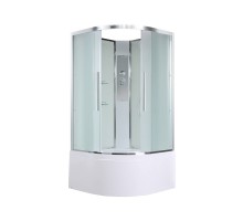 Душевая кабина Avacan EM5090N AVA 90x90 без крыши, стекла матовые, профиль хром