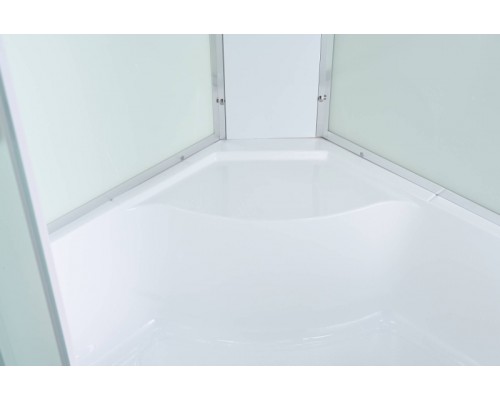 Душевая кабина Avacan EM5090N AVA 90x90 без крыши, стекла матовые, профиль хром