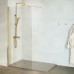 Душевая перегородка RGW WA-010G неподвижное Walk In cтекло прозрачное, 8 мм 80*195 золото 351001008-16
