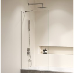 Стационарная шторка на ванну RGW SC-150 90*150 прозрачное стекло 6 мм 351115009-11