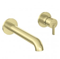 Deante Silia Gold Смеситель для раковины скрытого монтажа, матовое золото