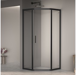 Душевой уголок, трапеция RGW PA-86-B прозрачное(Easy) cтекло цвет профиля 6 мм 38088600-14