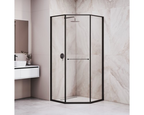 Душевой уголок RGW SV-82 L 90x90 33328299-14L стекло прозрачное, профиль черный