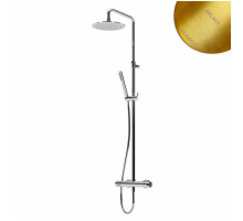 Душевая система с верхней лейкой с латуни Ø300 мм Leaf 167 653 1SR Sunrise