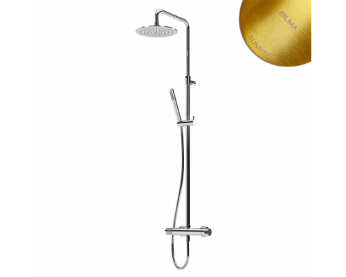 Душевая система с верхней лейкой с латуни Ø300 мм Leaf 167 653 1SR Sunrise