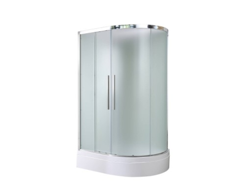 Душевая кабина Avacan EM3812LN AVA 120x80 левая, без крыши, стекла матовые, профиль хром