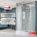 Душевая кабина Avacan EM3812LN AVA 120x80 левая, без крыши, стекла матовые, профиль хром