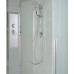 Душевая кабина Avacan EM3812LN AVA 120x80 левая, без крыши, стекла матовые, профиль хром