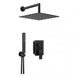 Deante Hiacynt Nero Душевая система скрытого монтажа, черная
