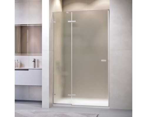 Распашная душевая дверь RGW SV-004 130*200 матовое стекло 8 мм 353200413-21