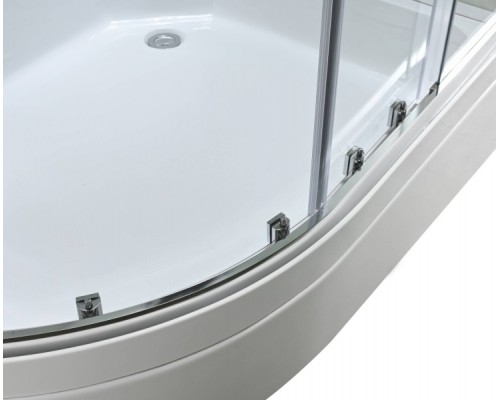 Душевая кабина AvaCan EM3912RNT AVA 120x90 правая, без крыши, стекла прозрачные, профиль хром