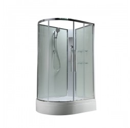 Душевая кабина Avacan EM3912RNT AVA 120x90 правая, без крыши, стекла прозрачные, профиль хром