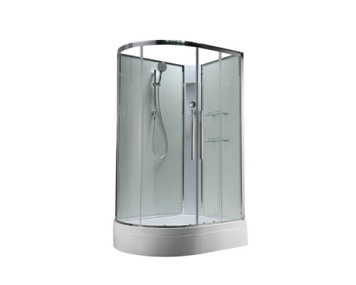 Душевая кабина AvaCan EM3912RNT AVA 120x90 правая, без крыши, стекла прозрачные, профиль хром