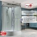 Душевая кабина AvaCan EM3912RNT AVA 120x90 правая, без крыши, стекла прозрачные, профиль хром