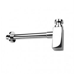 Deante Сифон для умывальника квадратный, хром
