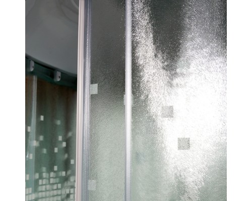 Душевая кабина Avacan L910NGM AVA 100x100 без крыши с гидромассажем (стекла матовые с рисунком)