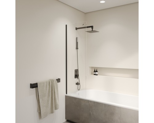 Стационарная шторка на ванну RGW SC-056-B 50*150 прозрачное стекло 6 мм 351105650-14