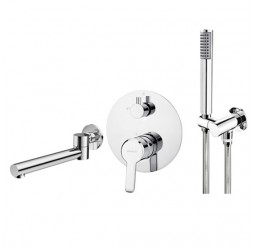 Deante Система скрытого монтажа для ванной круглая, хром