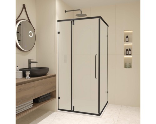 Душевой уголок RGW Classic CL-035B 1850x800x800 (матовое стекло) черный 350903588-24