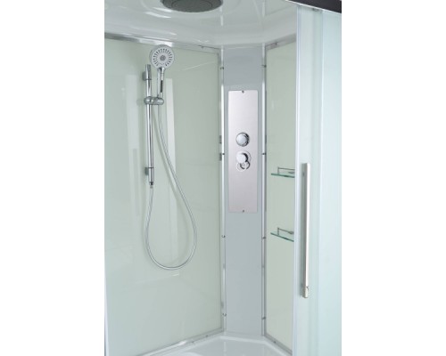 Душевая кабина Avacan EM5912R AVA 120x90 правая, стандарт, стекла матовые, профиль хром
