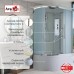 Душевая кабина Avacan EM5912R AVA 120x90 правая, стандарт, стекла матовые, профиль хром