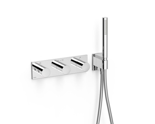 30735301 Tres Tresmostatic Встроенный термостат на 3 источника с ручным душем