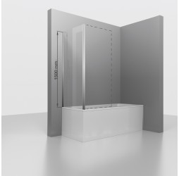 Боковую стенку дверь  RGW Z-050-4 прозрачное cтекло цвет профиля 6 мм 352205408-11