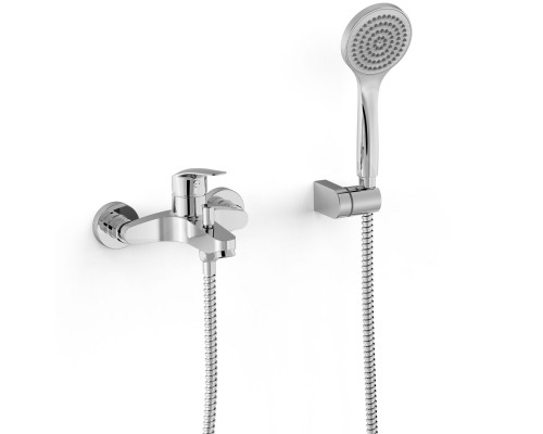21617010 Tres Base Смеситель для ванны с душевым набором, хром