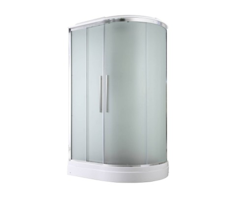 Душевая кабина Avacan EM2812L AVA 120x80 левая, стандарт, стекла матовые, профиль хром