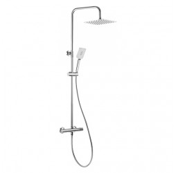 Deante Cascada Alpinia Душевая колонна с термостатическим смесителем, хром