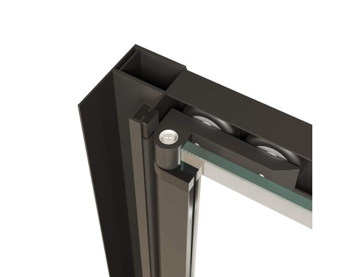 Складная душевая дверь RGW PA-21-B 100*190 прозрачное стекло 5 мм 06082110-14