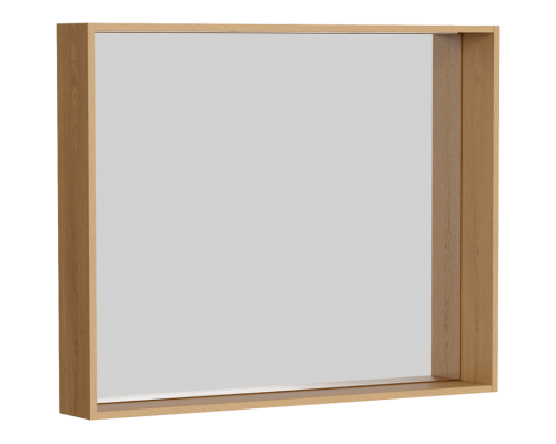 Зеркало Aqwella 100x80 Basic Прямоугольное цвет дерево светлое BAS0210DZ
