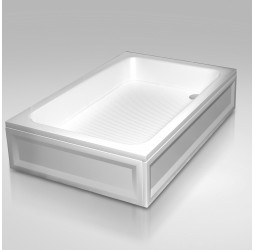 Душевой поддон прямоугольный RGW B/CL-S белый акрил cерия Acryl (90*120) 16180292-51