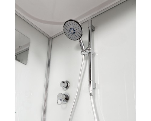 Душевая кабина AvaCan D271S AVA 100x100 стандарт, стекла матовые, профиль хром