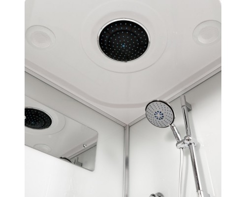 Душевая кабина AvaCan D271S AVA 100x100 стандарт, стекла матовые, профиль хром
