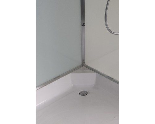 Душевая кабина AvaCan D311S AVA 110x110 стандарт, стекла матовые, профиль хром