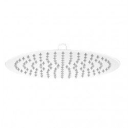Deante Cascada Flox, Верхний душ стальной круглый d=250 мм, белый