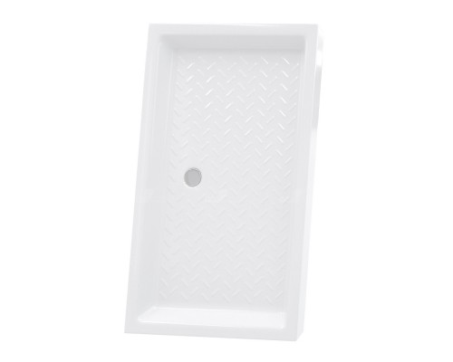 Поддон для душа прямоугольный керамический RGW CR белый Керамические cерия CER (70*140*100) 19170374-01