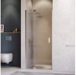 Распашная душевая дверь RGW HO-014 110*200 матовое стекло 8 мм 350601411-21