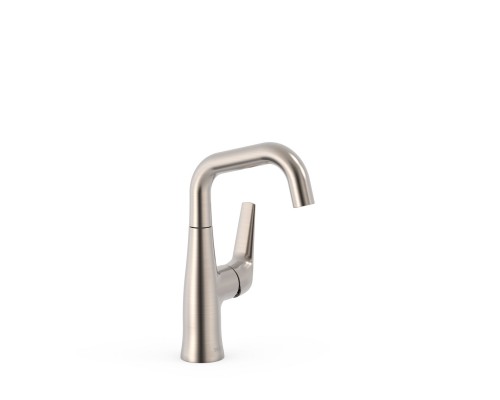 28144701AC TRES FUJI Смеситель для умывальника однорычажный, цвет сталь