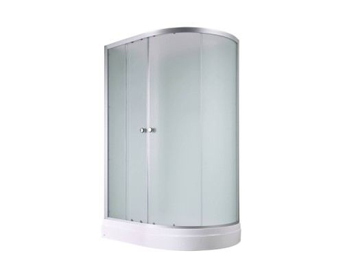 Душевая кабина Avacan D2012LN AVA 120x80 левая, без крыши, стекла матовые, профиль хром