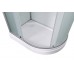 Душевая кабина Avacan D2012LN AVA 120x80 левая, без крыши, стекла матовые, профиль хром