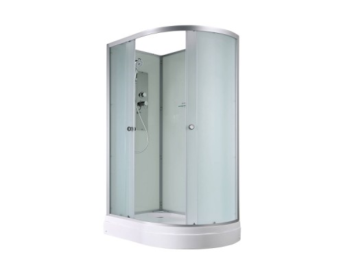 Душевая кабина Avacan D2012LN AVA 120x80 левая, без крыши, стекла матовые, профиль хром