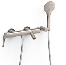 28117001AC TRES FUJI Смеситель для ванны однорычажный с душ комплектом