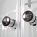 Душевая кабина AvaCan EM2710NLED+GM AVA 100x100 б/к, LED, гидромассаж, стекла с узором, профиль хром