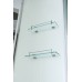 Душевая кабина Avacan EM5812R AVA 120x80 правая, стандарт, стекла матовые, профиль хром