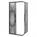 Душевой уголок Avacan KB 100-110 AVA 100x100 стекла с рисунком, профиль черный