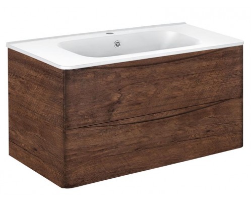 Тумба подвесная Vincea Paola 1000 R.Wood VMC-2P100RW
