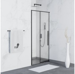 Раздвижная душевая дверь RGW SV-12-B 140*195 прозрачное стекло 6 мм 32321214-14
